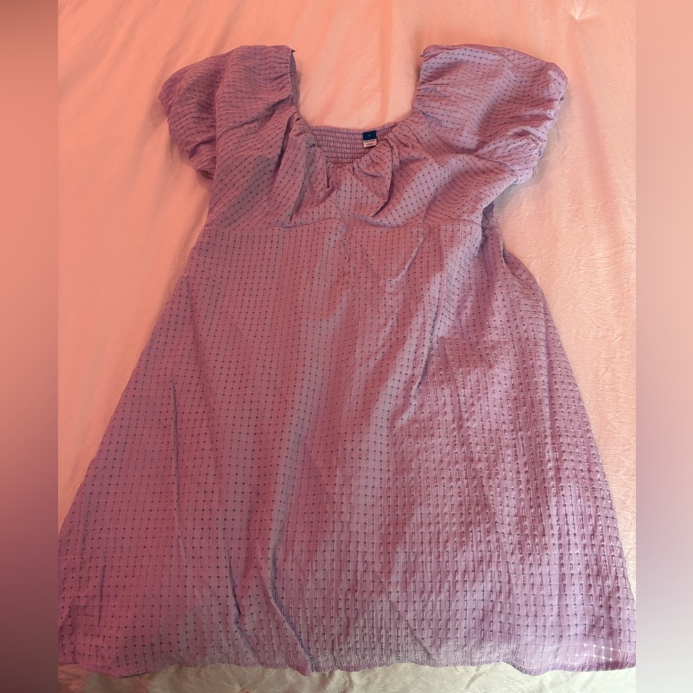 Old Navy Purple Cap Sleeve Mini Sundress
